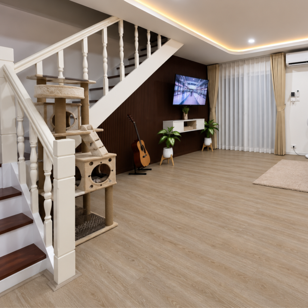 Ivory Oak used in Living Room